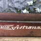 Little Red Wagon Bed Only, Wagon Pull Toy Part, Rustic Vintage Radio Astronaut P