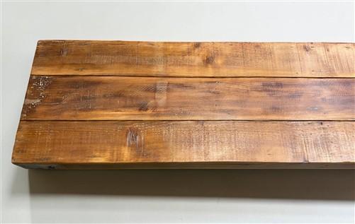 Rustic Folding Bench (96x14.5) Vintage Reclaimed Wood Bench, Farmhouse Seat A121