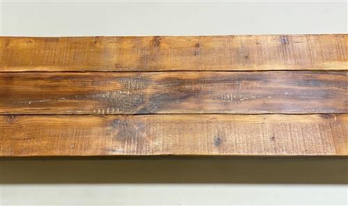 Rustic Folding Bench (96x14.5) Vintage Reclaimed Wood Bench, Farmhouse Seat A121