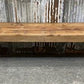 Rustic Folding Bench (72x14) Vintage Reclaimed Wood Bench, Farmhouse Seat A112