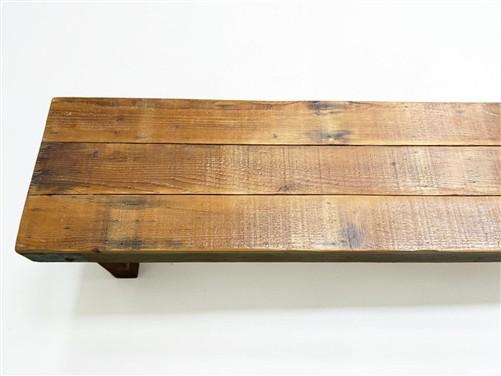 Rustic Folding Bench (72x14) Vintage Reclaimed Wood Bench, Farmhouse Seat A115