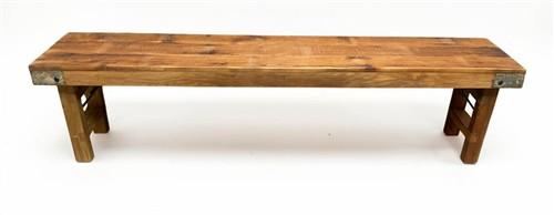 Rustic Folding Bench (72x14) Vintage Reclaimed Wood Bench, Farmhouse Seat A115