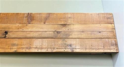 Rustic Folding Bench (84x14.5) Vintage Reclaimed Wood Bench, Farmhouse Seat A117