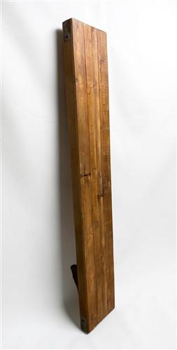 Rustic Folding Bench (84x14.5) Vintage Reclaimed Wood Bench, Farmhouse Seat A118