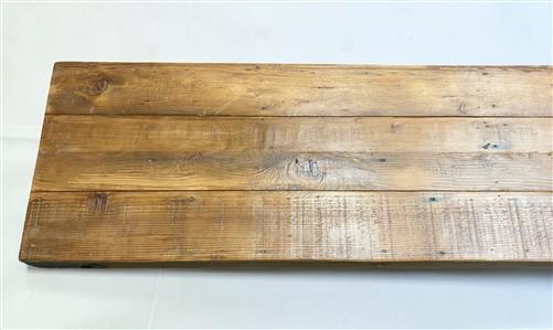 Rustic Folding Bench (84x14.5) Vintage Reclaimed Wood Bench, Farmhouse Seat A118