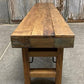 Rustic Folding Bench (84x14.5) Vintage Reclaimed Wood Bench, Farmhouse Seat A119