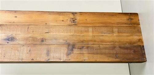 Rustic Folding Bench (84x14.5) Vintage Reclaimed Wood Bench, Farmhouse Seat A120