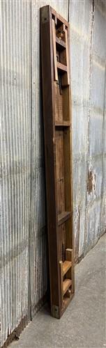 Rustic Folding Bench (96x14.5) Vintage Reclaimed Wood Bench, Farmhouse Seat A122