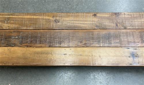 Rustic Folding Bench (96x14.5) Vintage Reclaimed Wood Bench, Farmhouse Seat A122