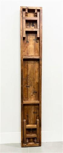 Rustic Folding Bench (96x14.5) Vintage Reclaimed Wood Bench, Farmhouse Seat A123