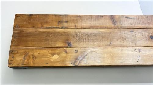 Rustic Folding Bench (96x14.5) Vintage Reclaimed Wood Bench, Farmhouse Seat A123
