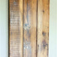 Rustic Folding Bench (96x14.5) Vintage Reclaimed Wood Bench, Farmhouse Seat A124