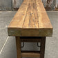 Rustic Folding Bench (96x14.5) Vintage Reclaimed Wood Bench, Farmhouse Seat A125