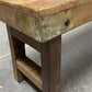 Rustic Folding Bench (96x14.5) Vintage Reclaimed Wood Bench, Farmhouse Seat A125