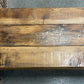 Rustic Folding Bench (96x14.5) Vintage Reclaimed Wood Bench, Farmhouse Seat A125