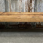 Rustic Folding Bench (96x14.5) Vintage Reclaimed Wood Bench, Farmhouse Seat A125