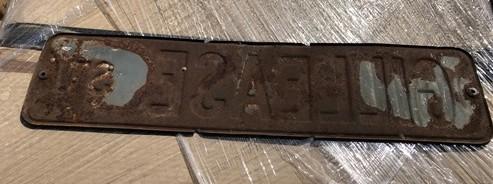 Gillease St Street Sign, 6x24 Vintage Green Road Sign, Metal Road Sign, B
