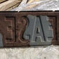 Gillease St Street Sign, 6x24 Vintage Green Road Sign, Metal Road Sign, D