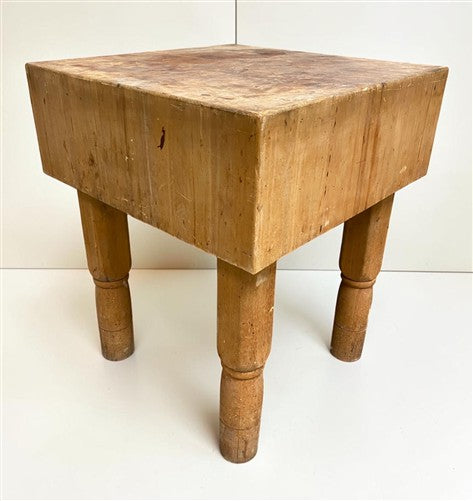 Vintage Butcher Block Table Countertop, Butcher Block Island, Kitchen Table, G