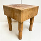 Vintage Butcher Block Table Countertop, Butcher Block Island, Kitchen Table, G