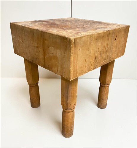 Vintage Butcher Block Table Countertop, Butcher Block Island, Kitchen Table, G