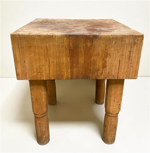 Vintage Butcher Block Table Countertop, Butcher Block Island, Kitchen Table, G