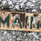 N Main St Street Sign, 6x24 Vintage White Green Road Sign, Metal Road Sign, A
