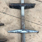 Pair Lyle 4 Street Sign Holder Brackets, Vintage Intersection Sign Hardware A