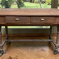 Primitive Slant Front Writing Desk, Antique Industrial Farmhouse Work Center, A