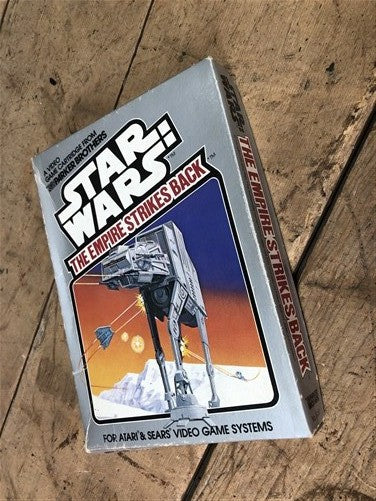 Atari Star Wars The Empire Strikes Back Video Game Cartridge in Original Box