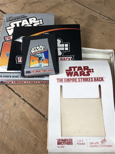 Atari Star Wars The Empire Strikes Back Video Game Cartridge in Original Box