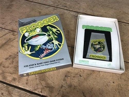 Atari Frogger Video Game Cartridge in Original Box, 1982 Parker Brothers