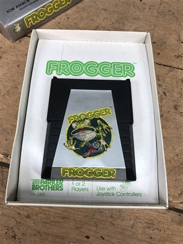 Atari Frogger Video Game Cartridge in Original Box, 1982 Parker Brothers