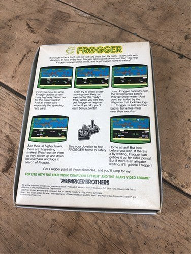 Atari Frogger Video Game Cartridge in Original Box, 1982 Parker Brothers