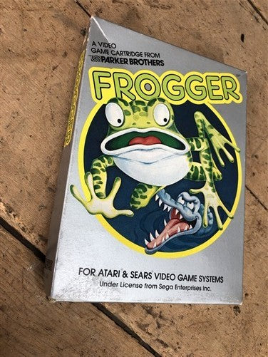 Atari Frogger Video Game Cartridge in Original Box, 1982 Parker Brothers