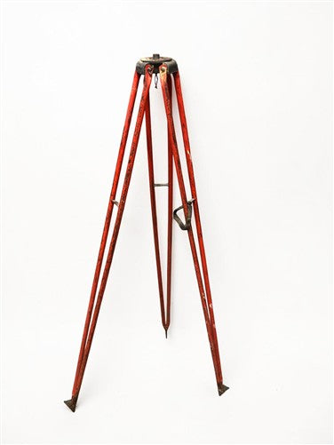 David White Metal Tripod, Vintage D White Meridian Model 8090 Transit Mount