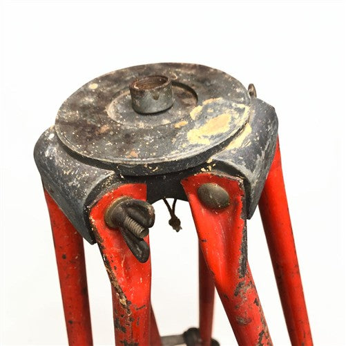 David White Metal Tripod, Vintage D White Meridian Model 8090 Transit Mount