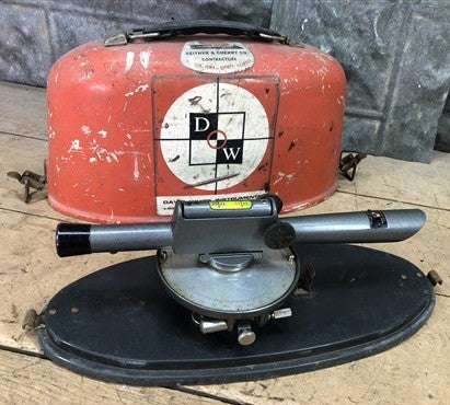 David White Transit Level Surveying Instrument Meridian Model 8090 w/Metal Case