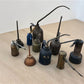 10 Oil Cans Vintage Lot, Globemaster Tin Machinist Model T Gas Station Garage N