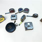 Tape Measure Metal Lot, Simmons Stanley Craftsman Lufkin Decimal Mezurall Wizard