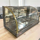 Tita Model EVCD 10B Countertop Food Warmer Display Case Heated Curved Glass 127V