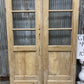 Antique French Double Doors (44.5x100.5) 6 Pane Glass, European Reclaimed G198