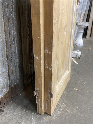 Antique French Double Doors (40x82.75) 5 Pane Glass, European Reclaimed G199