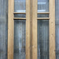 Antique French Double Doors (33x95) 3 Pane Glass, European Reclaimed G200