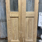 Antique French Double Doors (33x95) 3 Pane Glass, European Reclaimed G200