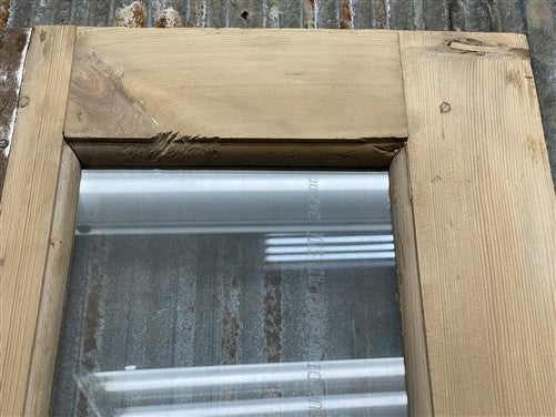 Antique French Double Doors (33x95) 3 Pane Glass, European Reclaimed G200
