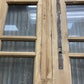 Antique French Double Doors (33x95) 3 Pane Glass, European Reclaimed G200
