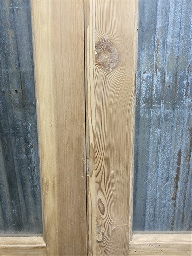 Antique French Double Doors (33x95) 3 Pane Glass, European Reclaimed G200