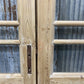 Antique French Double Doors (44.5x98) 5 Pane Glass, European Reclaimed G201