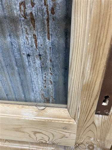 Antique French Double Doors (44.5x98) 5 Pane Glass, European Reclaimed G201